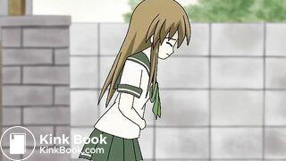 Fear of diarrhea while leaving school anime