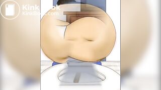 Girl pooping on toilet audio 2