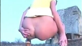 Pretty Blonde Outdoors!