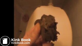 Japanese amateur woman selfie shitting