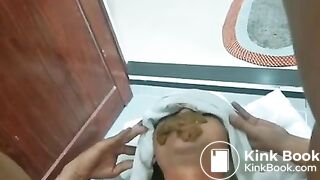 Chinese femdom slave feet 03