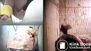 Asian girl poops in squat toilet 63