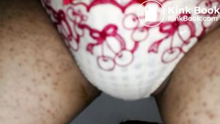 It ready to shit that lovely cherries pattern panty again!