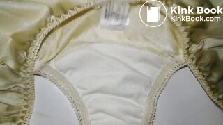 A clean and new lovely cherries pattern panty before playing!