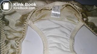 A clean and new lovely cherries pattern panty before playing!