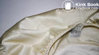 A clean and new lovely cherries pattern panty before playing!