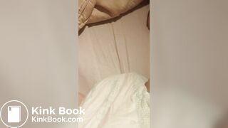 Babygirl loading her nappy