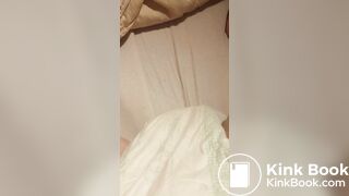 Babygirl loading her nappy