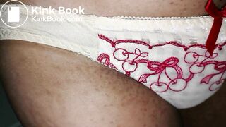 Let put on this lovely cherries pattern panty!!!
