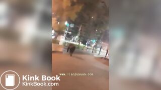 Two Bad Chinese Girls Humiliate a boy on the playground