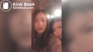 Two Bad Chinese Girls Humiliate a boy on the playground