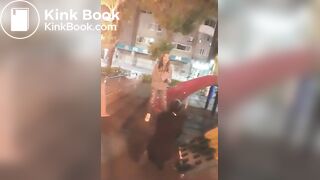 Two Bad Chinese Girls Humiliate a boy on the playground