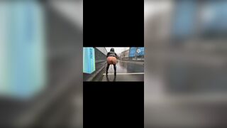 Diarrhea on a rainy day outside