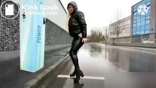 Diarrhea on a rainy day outside