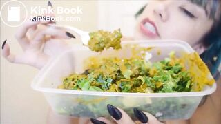 adorable and sexy naked girl poops