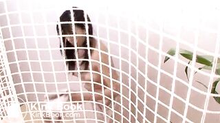 Masseur treats constipated woman