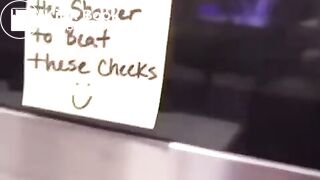 Wife leaves poop in toilet