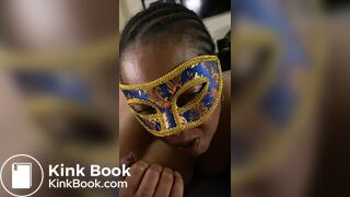 Part 2 of my slave polishing off her master's big turd