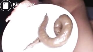 Japanese girl sucks shit