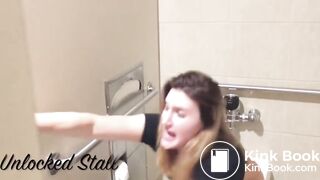 Girl shit and farts in toilet