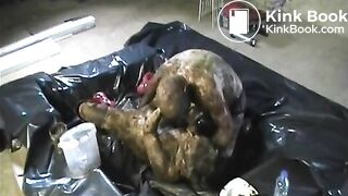 Pervert couple fucking in shit