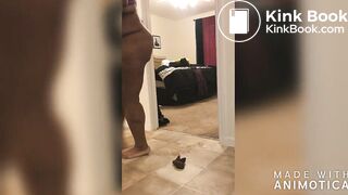 Ebony BBW living room