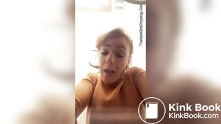 That delightful Brit Redhead Straddles