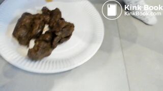 Teen Takes A Shit For You On A Plate