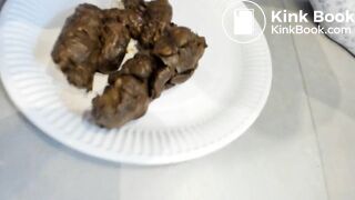 Teen Takes A Shit For You On A Plate