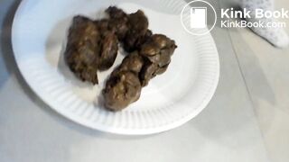 Teen Takes A Shit For You On A Plate