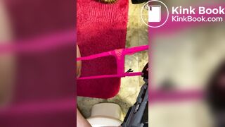 Shitting on the toilet again