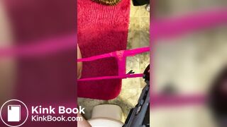 Shitting on the toilet again