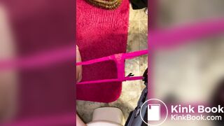 Shitting on the toilet again