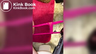 Shitting on the toilet again