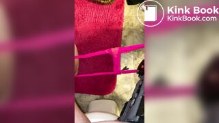 Shitting on the toilet again