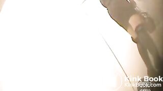 An enema in the bathroom