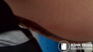 China woman toilet pooping