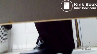 China woman toilet pooping