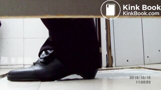 China woman toilet pooping