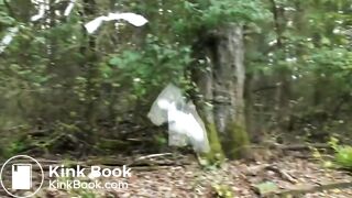 plump woman shi and farting in the toilet