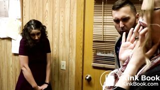 the girl at work could not resist and shit in the trash can