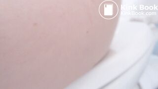 Female toilet poop - video 3