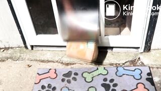 Woman toilet eat and shit