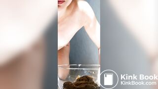 Creamy dump in glass bowl