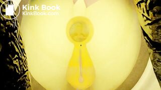 Fluttershy's happy unload in toilet (Micro Version)