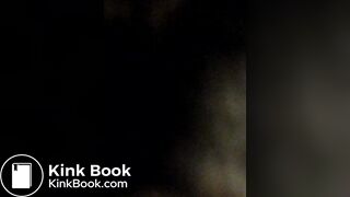 Shit covered amateur gagging while sucking cock