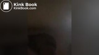 Young girl taking a shit and showing her holes