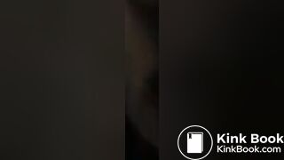 Young girl taking a shit and showing her holes