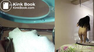 Consuming Christina's hard long turd.