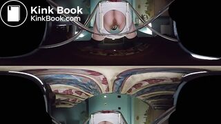 Cute Japanese girl VR shitting